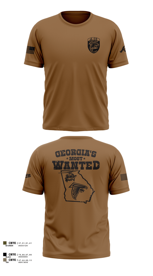 Soft Poly Tee Cotton Like Feel, A-Co 1-171, National Guard, Teamtime, Team time, sublimation, custom sports apparel, team uniforms, spirit wear, spiritwear, sports uniforms, custom shirts, team store, custom team store, fundraiser sports, apparel fundraiser
