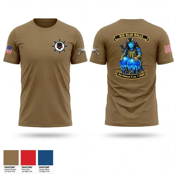 Short Sleeve Performance Shirt, C Co. 1-120 IN, Army, Teamtime, Team time, sublimation, custom sports apparel, team uniforms, spirit wear, spiritwear, sports uniforms, custom shirts, team store, custom team store, fundraiser sports, apparel fundraiser