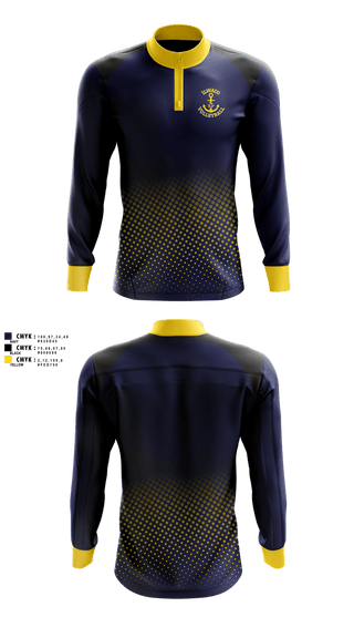 Quarter Zip Jacket, Ilwaco Lady Fishermen Volleyball, Women's Volleyball, Teamtime, Team time, sublimation, custom sports apparel, team uniforms, spirit wear, spiritwear, sports uniforms, custom shirts, team store, custom team store, fundraiser sports, apparel fundraiser