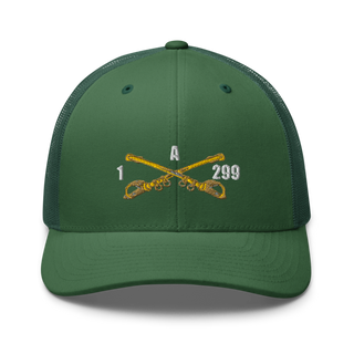 A Troop, 1st squadron-299th Calvary Regiment 70291790 Retro Trucker Hat | Yupoong 6606