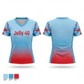 Jelly 40 85666615 Women's Short Sleeve V-neck Shirt - 1