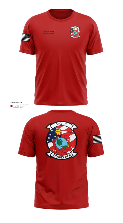 VQ3 Det Travis 90214165 Short Sleeve Performance Shirt - 23