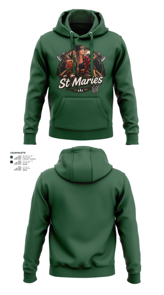 Hoodie, Lumberjacks, Women's Basketball, Teamtime, Team time, sublimation, custom sports apparel, team uniforms, spirit wear, spiritwear, sports uniforms, custom shirts, team store, custom team store, fundraiser sports, apparel fundraiser