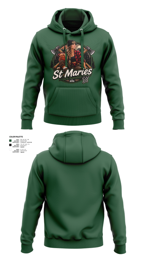 Hoodie, Lumberjacks, Women's Basketball, Teamtime, Team time, sublimation, custom sports apparel, team uniforms, spirit wear, spiritwear, sports uniforms, custom shirts, team store, custom team store, fundraiser sports, apparel fundraiser