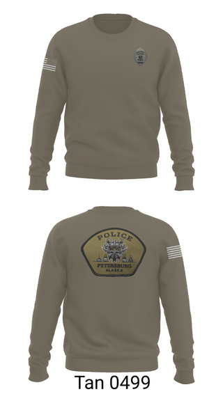 Crew Neck Sweatshirt, Petersburg Police Department, Police, Teamtime, Team time, sublimation, custom sports apparel, team uniforms, spirit wear, spiritwear, sports uniforms, custom shirts, team store, custom team store, fundraiser sports, apparel fundraiser