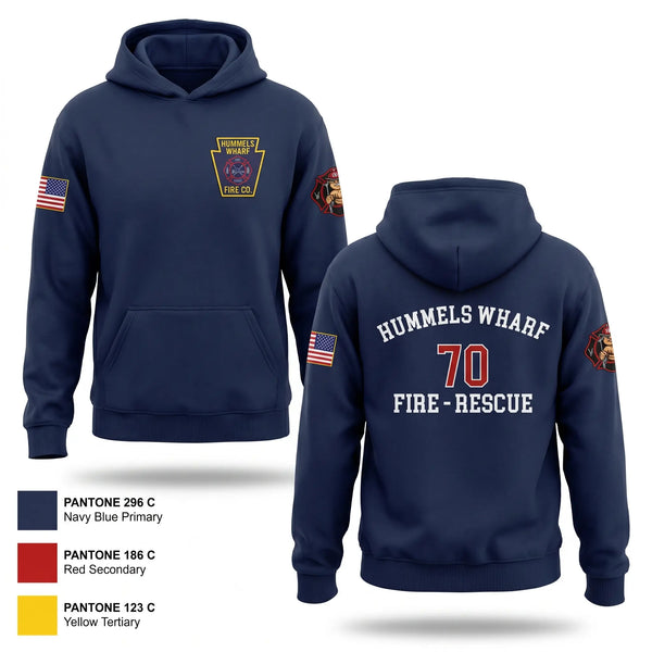 Hoodie, Hummels Wharf Fire-Rescue, Fire Department, Teamtime, Team time, sublimation, custom sports apparel, team uniforms, spirit wear, spiritwear, sports uniforms, custom shirts, team store, custom team store, fundraiser sports, apparel fundraiser
