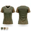 York County Rhinos Women's Short Sleeve V-neck Shirt - 1