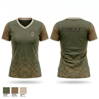 Womens Short Sleeve Vneck Shirt, York County Rhinos, Rugby, Teamtime, Team time, sublimation, custom sports apparel, team uniforms, spirit wear, spiritwear, sports uniforms, custom shirts, team store, custom team store, fundraiser sports, apparel fundraiser