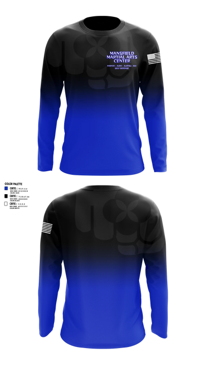 Mansfield Martial Arts Center Long Sleeve Performance Shirt - 40