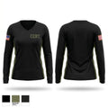 Hancock county sheriff C.E.R.T team 55665410 Women's Long Sleeve V-neck Shirt - 1