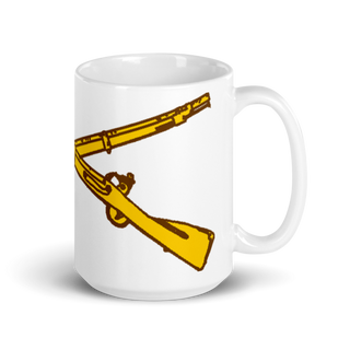 Eagle horse 33138280 White Glossy Mug - Small