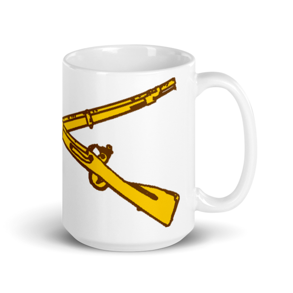 Eagle horse 33138280 White Glossy Mug - Small