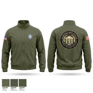Windbreaker, Illinois State Police, Police, Teamtime, Team time, sublimation, custom sports apparel, team uniforms, spirit wear, spiritwear, sports uniforms, custom shirts, team store, custom team store, fundraiser sports, apparel fundraiser