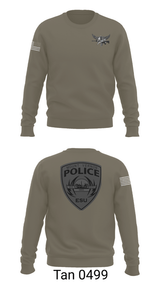 Crew Neck Sweatshirt, MOUNT VERNON EMERGENCY SERVICES UNIT, Police, Teamtime, Team time, sublimation, custom sports apparel, team uniforms, spirit wear, spiritwear, sports uniforms, custom shirts, team store, custom team store, fundraiser sports, apparel fundraiser