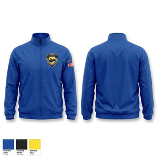 Windbreaker, Albany Police Department, Police, Teamtime, Team time, sublimation, custom sports apparel, team uniforms, spirit wear, spiritwear, sports uniforms, custom shirts, team store, custom team store, fundraiser sports, apparel fundraiser