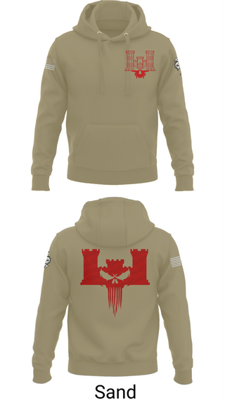 Hoodie, B co 334th BEB, , Teamtime, Team time, sublimation, custom sports apparel, team uniforms, spirit wear, spiritwear, sports uniforms, custom shirts, team store, custom team store, fundraiser sports, apparel fundraiser