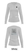 DET 890 JMU 38129419 Women's Long Sleeve V-neck Shirt - 11