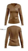 Clark County Sheriffs Office Women's Long Sleeve V-neck Shirt - 2
