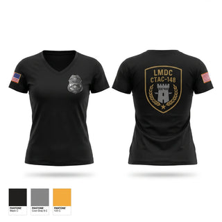 Womens Short Sleeve Vneck Shirt, CTAC 148, Police, Teamtime, Team time, sublimation, custom sports apparel, team uniforms, spirit wear, spiritwear, sports uniforms, custom shirts, team store, custom team store, fundraiser sports, apparel fundraiser