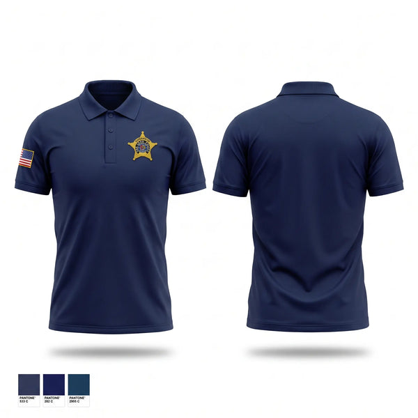 Short Sleeve Performance Polo, Investigations, Police, Teamtime, Team time, sublimation, custom sports apparel, team uniforms, spirit wear, spiritwear, sports uniforms, custom shirts, team store, custom team store, fundraiser sports, apparel fundraiser