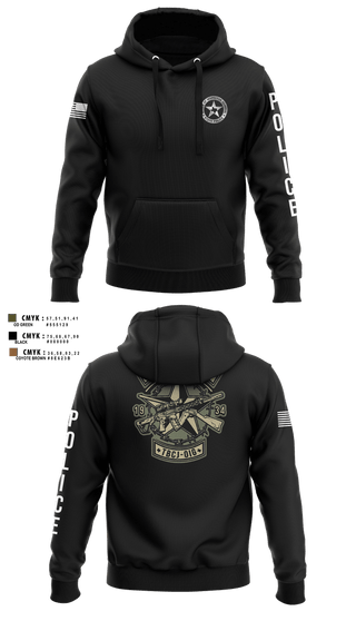 Hoodie, SOD Covert, Police, Teamtime, Team time, sublimation, custom sports apparel, team uniforms, spirit wear, spiritwear, sports uniforms, custom shirts, team store, custom team store, fundraiser sports, apparel fundraiser