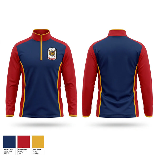 Quarter Zip Jacket, NY American Legion Baseball, Baseball, Teamtime, Team time, sublimation, custom sports apparel, team uniforms, spirit wear, spiritwear, sports uniforms, custom shirts, team store, custom team store, fundraiser sports, apparel fundraiser