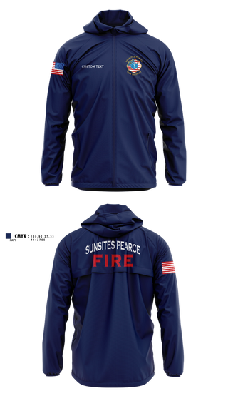 Windbreaker, Sunsites-Pearce Fire District, Fire Department, Teamtime, Team time, sublimation, custom sports apparel, team uniforms, spirit wear, spiritwear, sports uniforms, custom shirts, team store, custom team store, fundraiser sports, apparel fundraiser