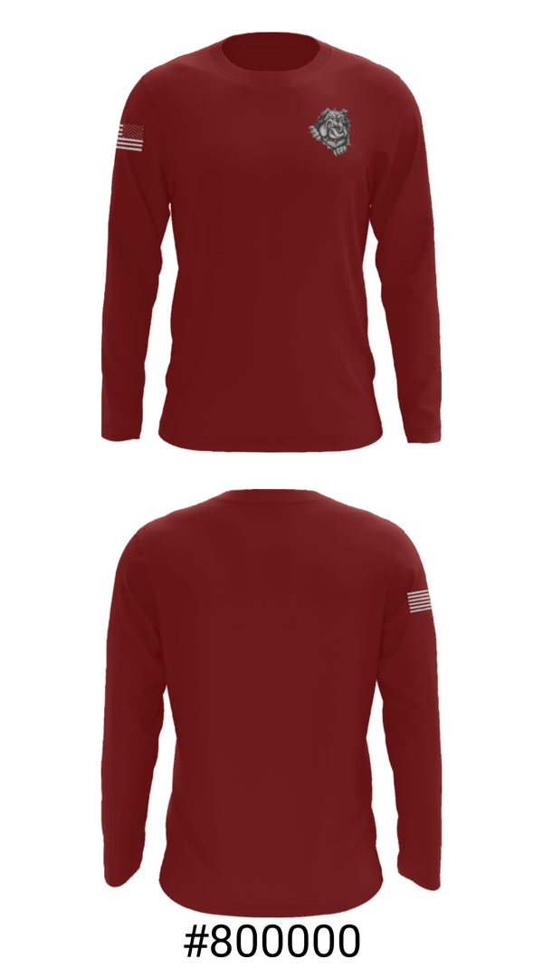 Long Sleeve Performance Shirt, La Pryor High School Basketball, Men's Basketball, Teamtime, Team time, sublimation, custom sports apparel, team uniforms, spirit wear, spiritwear, sports uniforms, custom shirts, team store, custom team store, fundraiser sports, apparel fundraiser