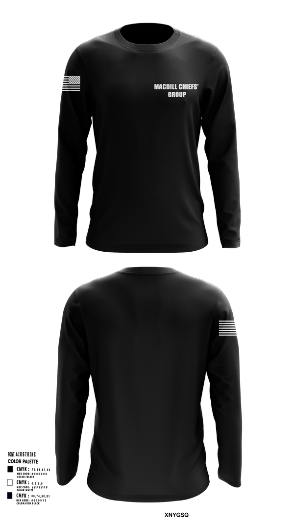 Long Sleeve Performance Shirt, MacDill Chiefs' Group, , Teamtime, Team time, sublimation, custom sports apparel, team uniforms, spirit wear, spiritwear, sports uniforms, custom shirts, team store, custom team store, fundraiser sports, apparel fundraiser