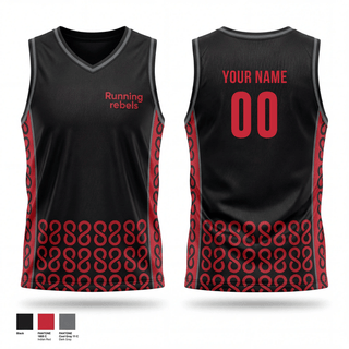 Mens Basketball Jersey, Running rebels, Men's Basketball, Teamtime, Team time, sublimation, custom sports apparel, team uniforms, spirit wear, spiritwear, sports uniforms, custom shirts, team store, custom team store, fundraiser sports, apparel fundraiser