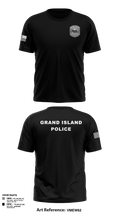 Grand Island Police Department 91612603 Short Sleeve Performance Shirt - 34