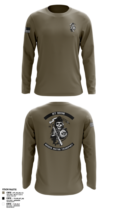 1st Recon 45718444 Long Sleeve Performance Shirt 1
