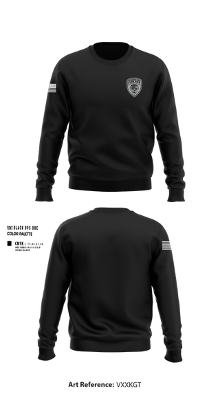 Crew Neck Sweatshirt, Pennington Borough Police Department, Police, Teamtime, Team time, sublimation, custom sports apparel, team uniforms, spirit wear, spiritwear, sports uniforms, custom shirts, team store, custom team store, fundraiser sports, apparel fundraiser