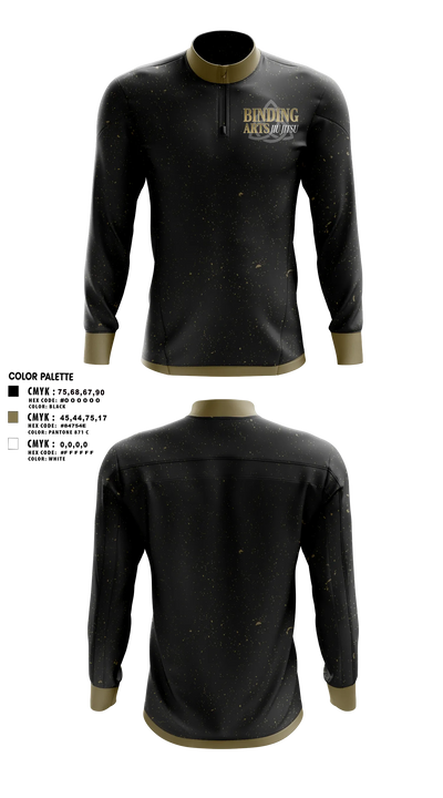 Binding Arts Jiu Jitsu 87523355 Quarter Zip Jacket - 25