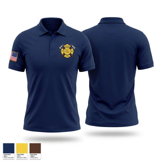 Short Sleeve Performance Polo, Listie Vol Fire Co, Fire Department, Teamtime, Team time, sublimation, custom sports apparel, team uniforms, spirit wear, spiritwear, sports uniforms, custom shirts, team store, custom team store, fundraiser sports, apparel fundraiser