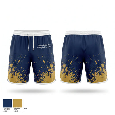Greek Orthodox Volleyball League 97213591 Athletic Shorts With Pockets - 1