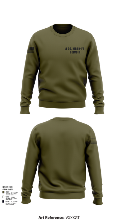A CO, MRBN-FT BELVOIR 20432898 Crew Neck Sweatshirt - 103