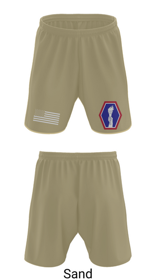 Athletic Shorts With Pockets, 100 Battalion 442 Infantry, Army, Teamtime, Team time, sublimation, custom sports apparel, team uniforms, spirit wear, spiritwear, sports uniforms, custom shirts, team store, custom team store, fundraiser sports, apparel fundraiser