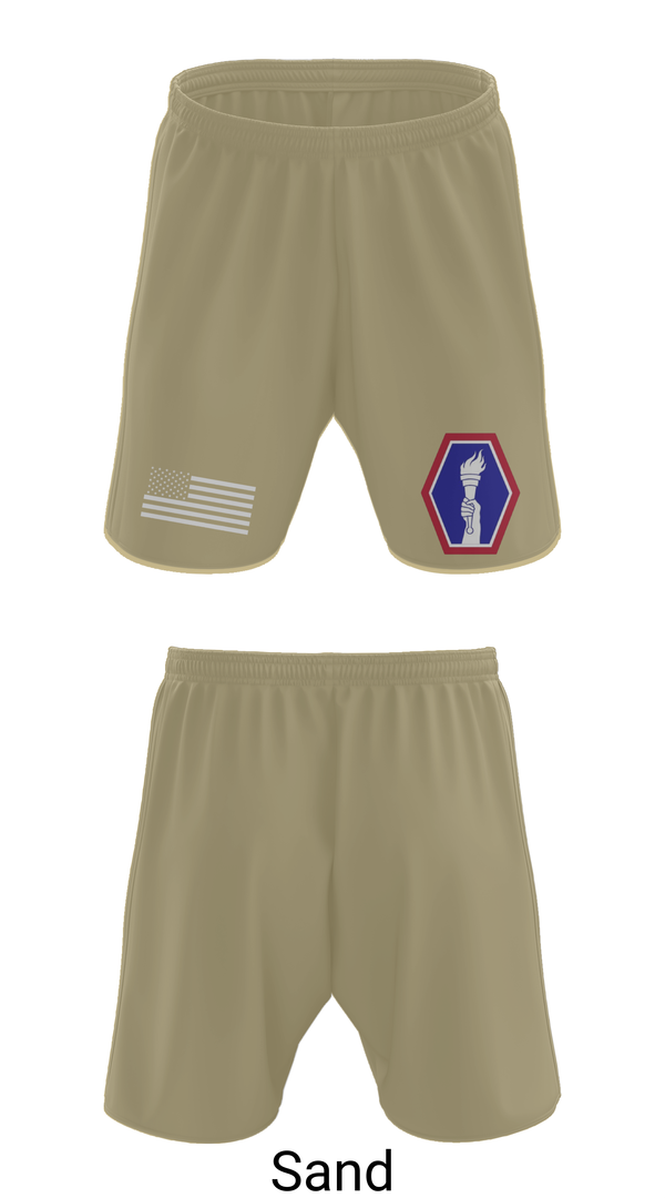 Athletic Shorts With Pockets, 100 Battalion 442 Infantry, Army, Teamtime, Team time, sublimation, custom sports apparel, team uniforms, spirit wear, spiritwear, sports uniforms, custom shirts, team store, custom team store, fundraiser sports, apparel fundraiser