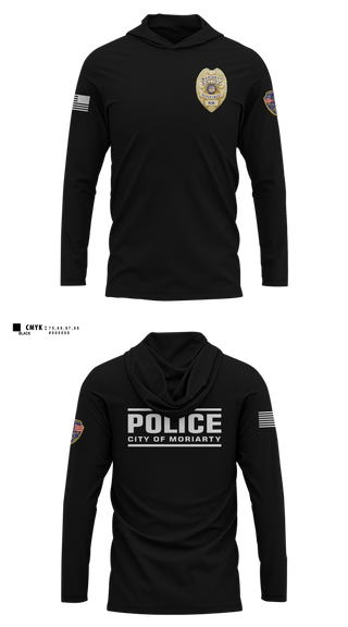 Long Sleeve Performance Shirt with hood, Patrol, Police, Teamtime, Team time, sublimation, custom sports apparel, team uniforms, spirit wear, spiritwear, sports uniforms, custom shirts, team store, custom team store, fundraiser sports, apparel fundraiser