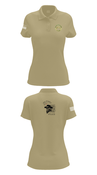 Womens Short Sleeve Performance Polo, 3RD PLATOON OUTLAWS, Army, Teamtime, Team time, sublimation, custom sports apparel, team uniforms, spirit wear, spiritwear, sports uniforms, custom shirts, team store, custom team store, fundraiser sports, apparel fundraiser