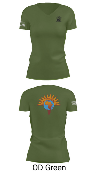 Womens Short Sleeve Vneck Shirt, TF BATAAN S1, Army, Teamtime, Team time, sublimation, custom sports apparel, team uniforms, spirit wear, spiritwear, sports uniforms, custom shirts, team store, custom team store, fundraiser sports, apparel fundraiser