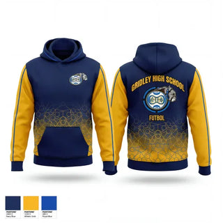 Hoodie, Gridley Bulldogs, Men's Soccer, Teamtime, Team time, sublimation, custom sports apparel, team uniforms, spirit wear, spiritwear, sports uniforms, custom shirts, team store, custom team store, fundraiser sports, apparel fundraiser