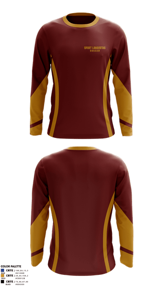 Long Sleeve Performance Shirt, Sport LangostasBLUE MACAW, Men's Soccer, Teamtime, Team time, sublimation, custom sports apparel, team uniforms, spirit wear, spiritwear, sports uniforms, custom shirts, team store, custom team store, fundraiser sports, apparel fundraiser
