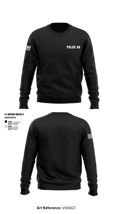 POLICE K9 14845972 Crew Neck Sweatshirt - 3