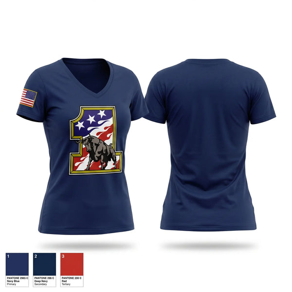 Womens Short Sleeve Vneck Shirt, Smithtown Fire Department Engine Company 1, Fire Department, Teamtime, Team time, sublimation, custom sports apparel, team uniforms, spirit wear, spiritwear, sports uniforms, custom shirts, team store, custom team store, fundraiser sports, apparel fundraiser