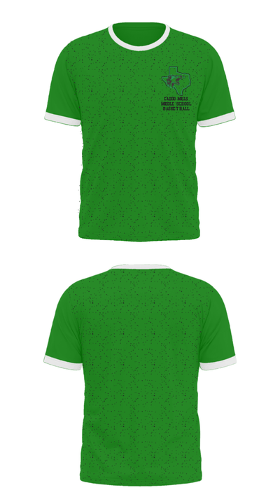 Caddo Mills Middle School Basketball 89707259 Short Sleeve Performance Shirt - 36