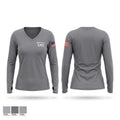 Wellington EMS Women's Long Sleeve V-neck Shirt - 1