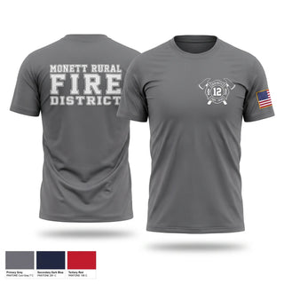 Short Sleeve Performance Shirt, Monett Rural Fire District, Fire Department, Teamtime, Team time, sublimation, custom sports apparel, team uniforms, spirit wear, spiritwear, sports uniforms, custom shirts, team store, custom team store, fundraiser sports, apparel fundraiser