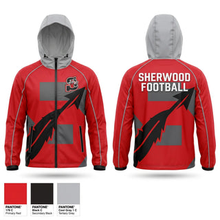 Windbreaker, Sherwood Middle School Football, , Teamtime, Team time, sublimation, custom sports apparel, team uniforms, spirit wear, spiritwear, sports uniforms, custom shirts, team store, custom team store, fundraiser sports, apparel fundraiser